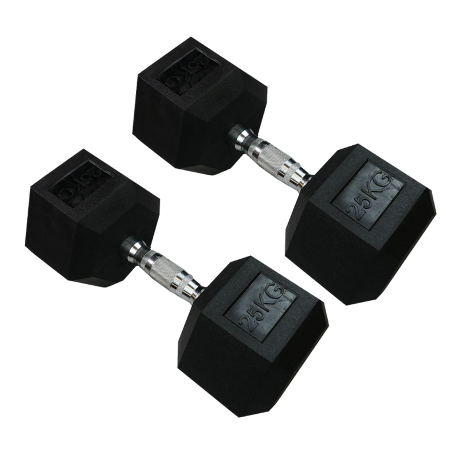 25 KG hexagonal dumbbell pair