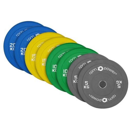 Weight Plates Elite 100kg (Colour) (8-Piece Set)