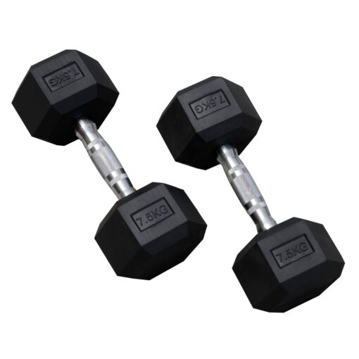 7.5 KG hexagonal dumbbell