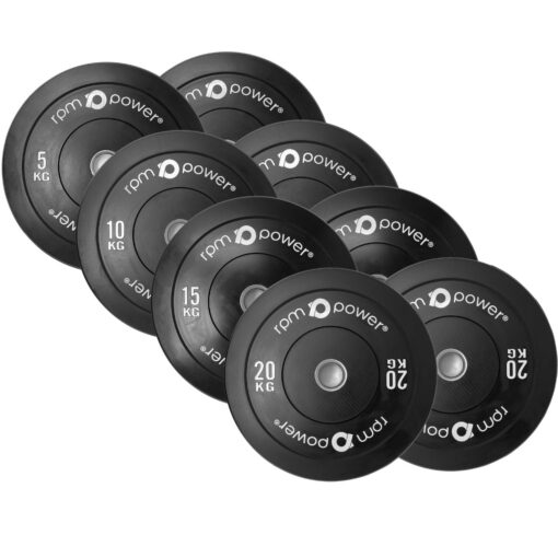 Weight Plates Essential 100kg (Black) (8-Piece Set)