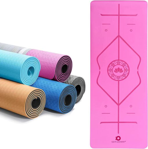 Alignment Line Yoga Mat