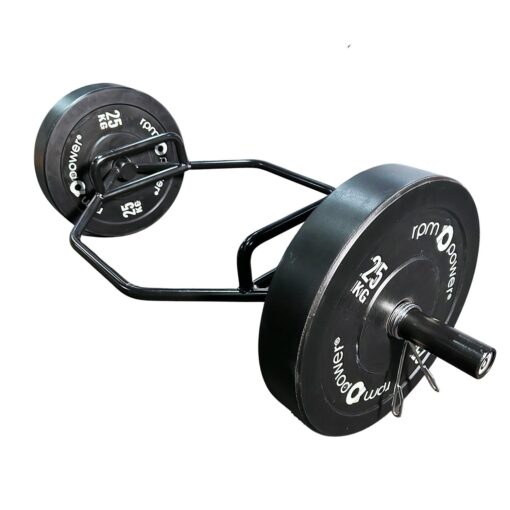 Olympic Trap Bar & 25kg weightlifting Bumper Plates