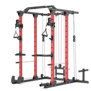 Power Rack with Cable Crossover Attachment